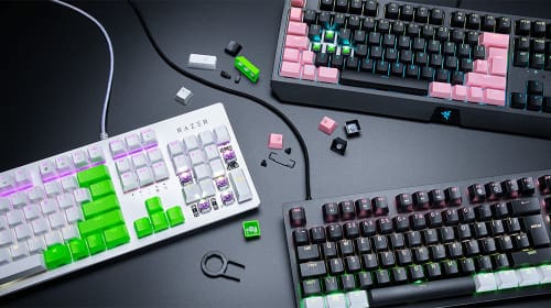 Razer PBT Keycap Upgrade Set - Quartz Pink