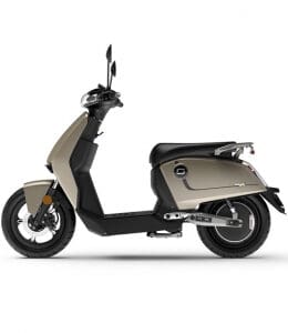 Super Soco CUX Electric Motorcycle Gold