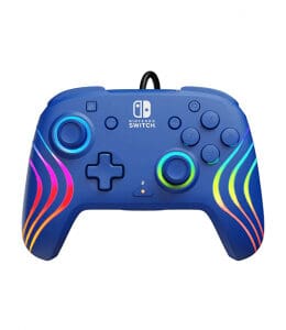 Nintendo Switch Afterglow Wave Wired Controller Blue