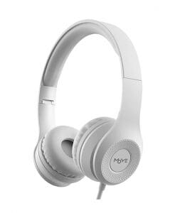Enyo Foldable Headphones with Microphone Light Gray