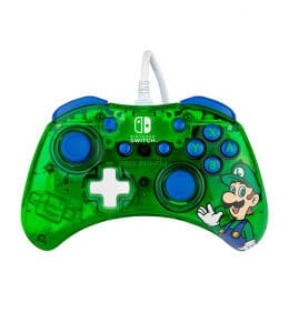 Nintendo Switch Wired Controller Rock Candy Mini Luigi